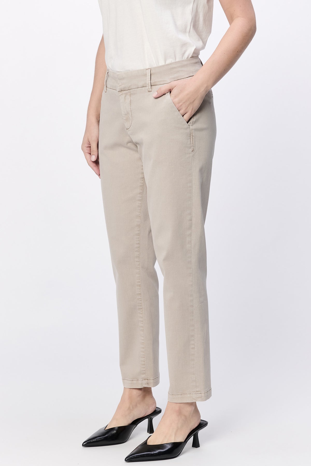 Dear John Hampton Trouser Pant in stone 