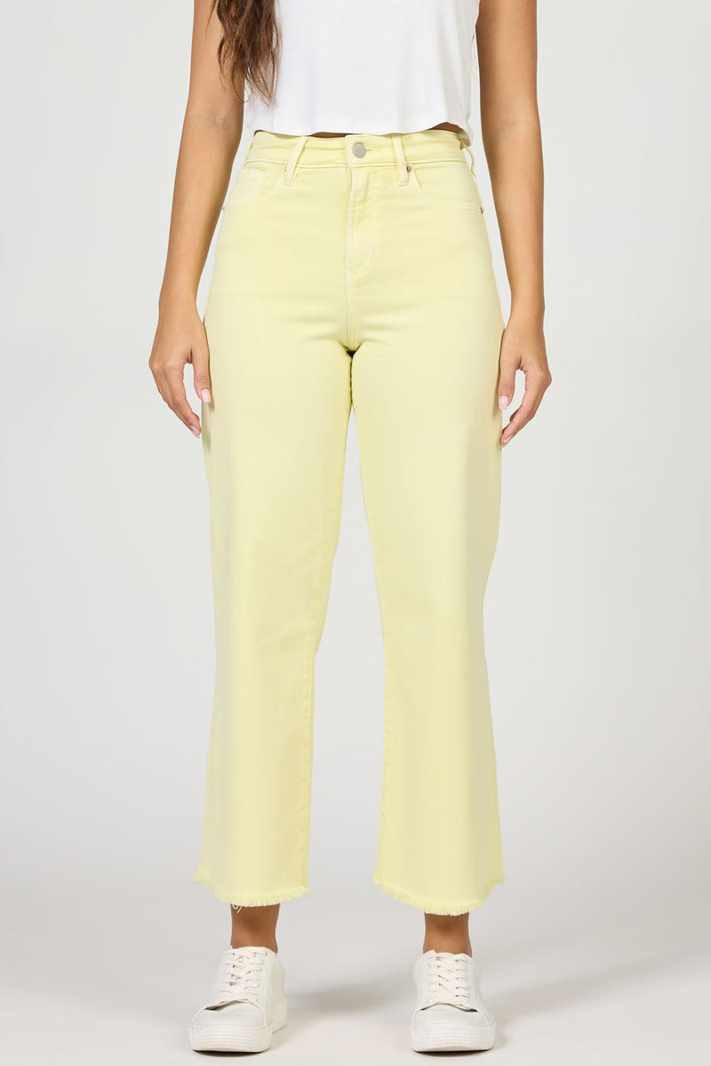 Dear John Denim Holly Straight Leg Jean  wax yellow 