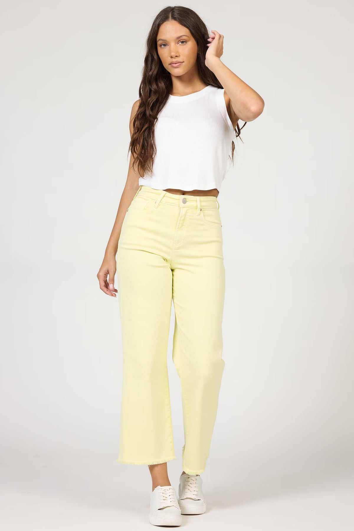 Dear John Denim Holly Straight Leg Jean  wax yellow 