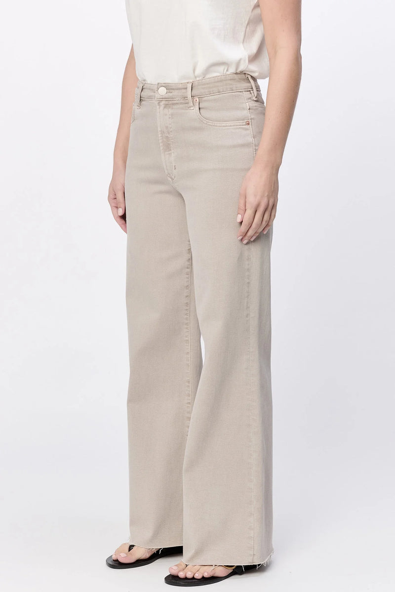 Dear John Fiona Wide Leg Jeans in stone 