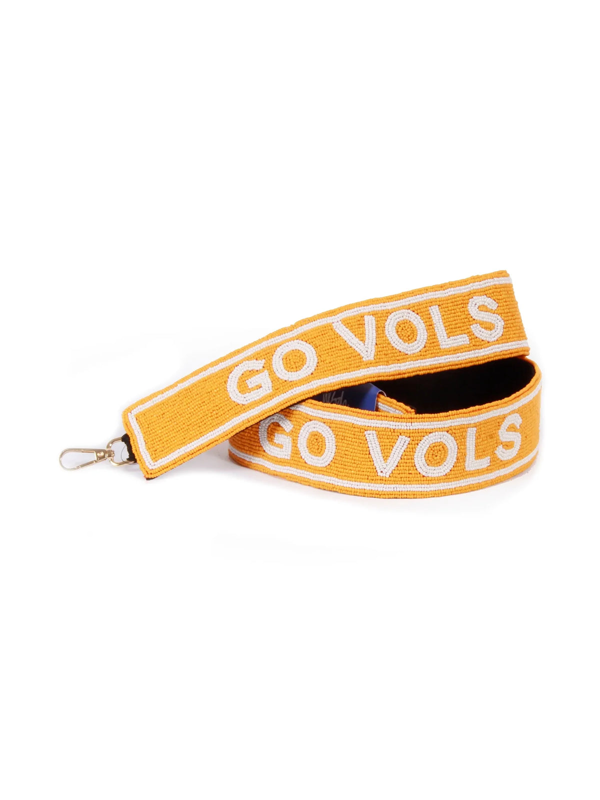 Tennessee Go Vols Orange & White Beaded Bag Purse Strap Tennessee Vols Game Day