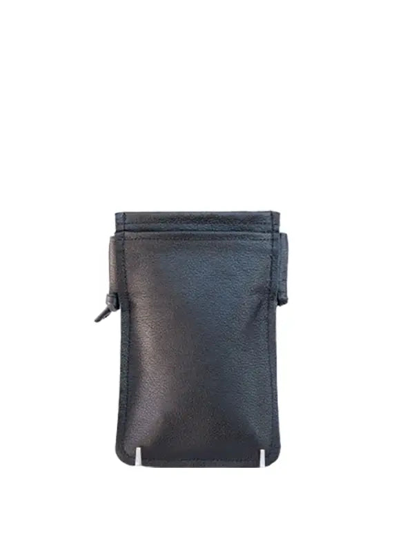 Designed For Joy Mae Leather Phone Crossbody Bag Black