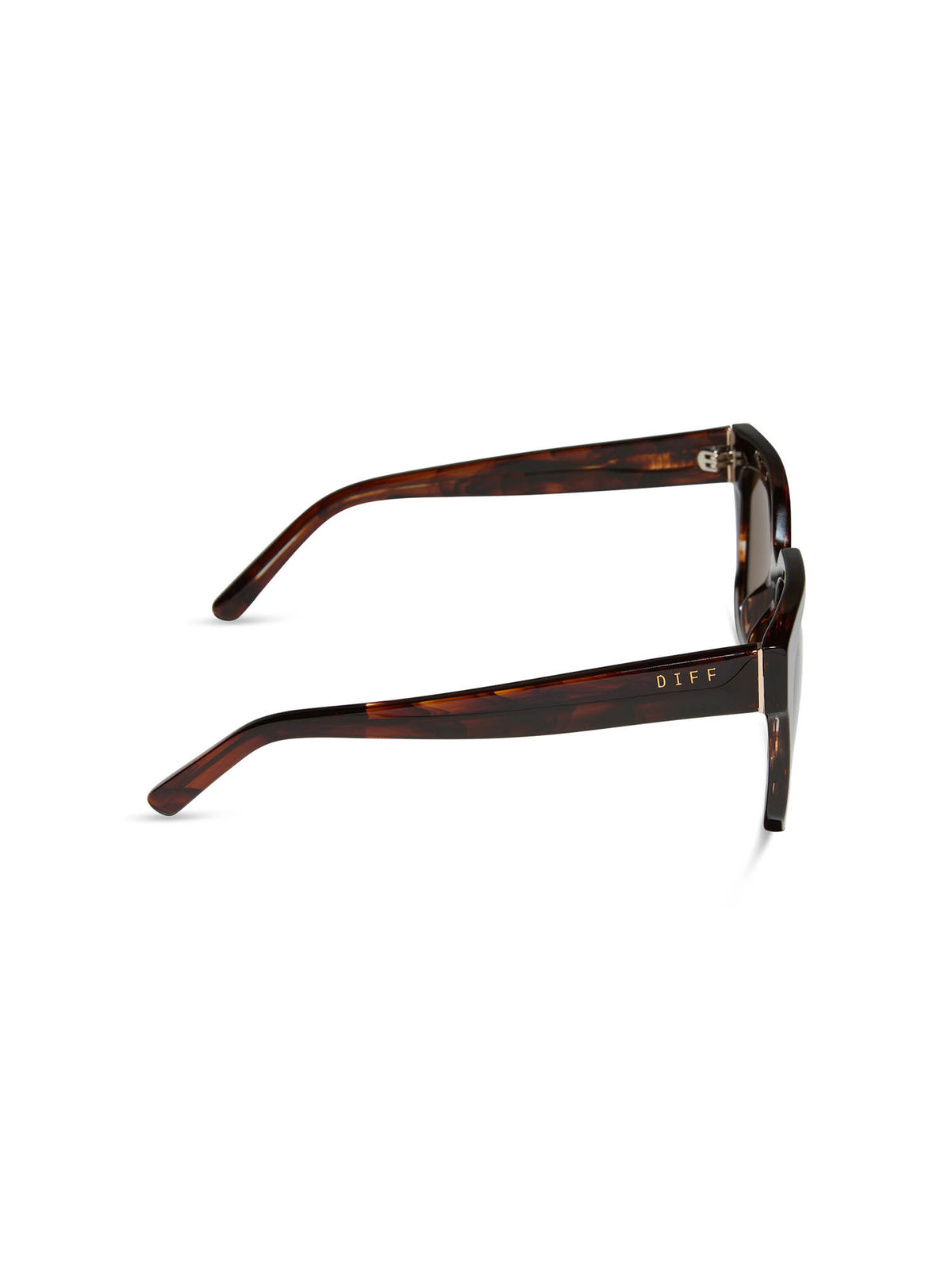 DIFF Eyewear Ariana Sunglasses Sequoia Tortoise & Brown Polarized