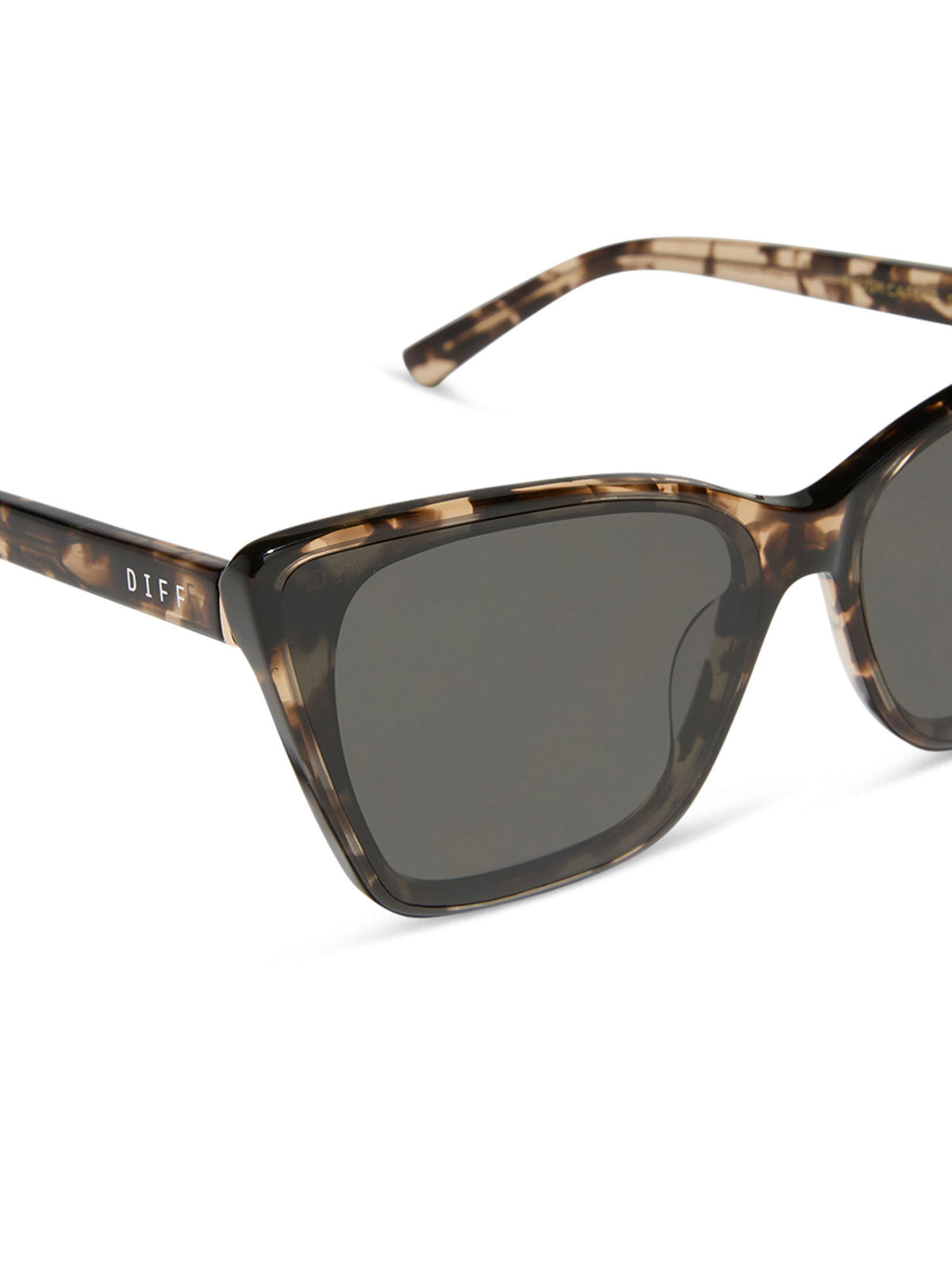 DIFF Eyewear Alina Sunglasses in Espresso Tortoise Grey