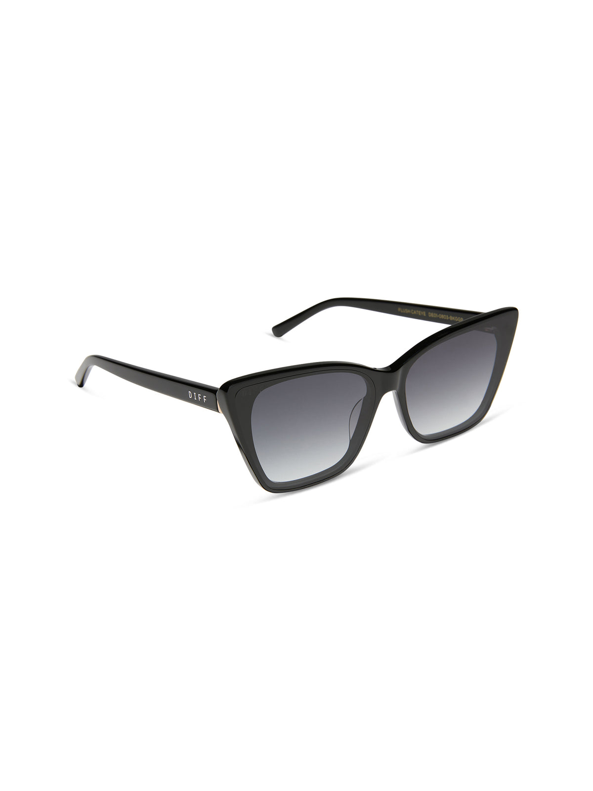 DIFF Eyewear Alina Sunglasses in Black & Grey Gradient
