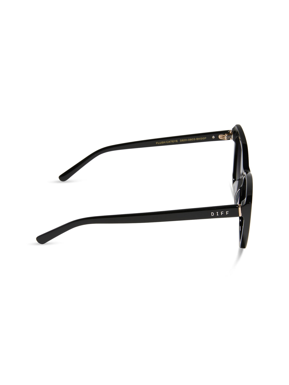 DIFF Eyewear Alina Sunglasses in Black & Grey Gradient
