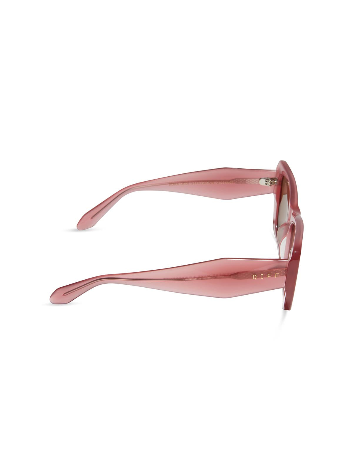 DIFF Eyewear Aura Sunglasses Guava & Brown