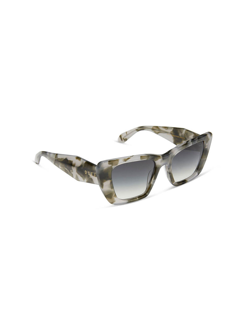 DIFF Eyewear Aura Sunglasses Kombu & Grey Gradient
