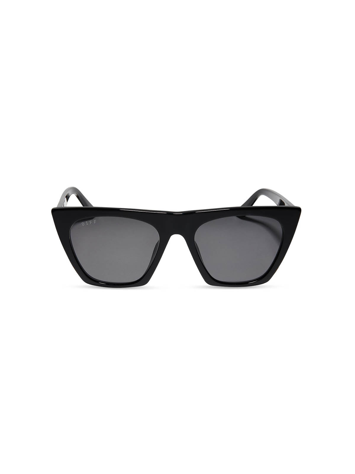 DIFF Eyewear Avril Sunglasses Black & Grey Polarized