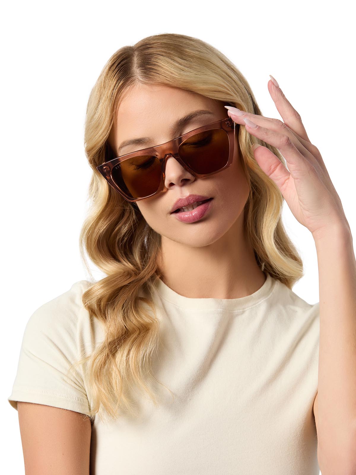 DIFF Eyewear Avril Sunglasses Cafe Ole & Brown Polarized