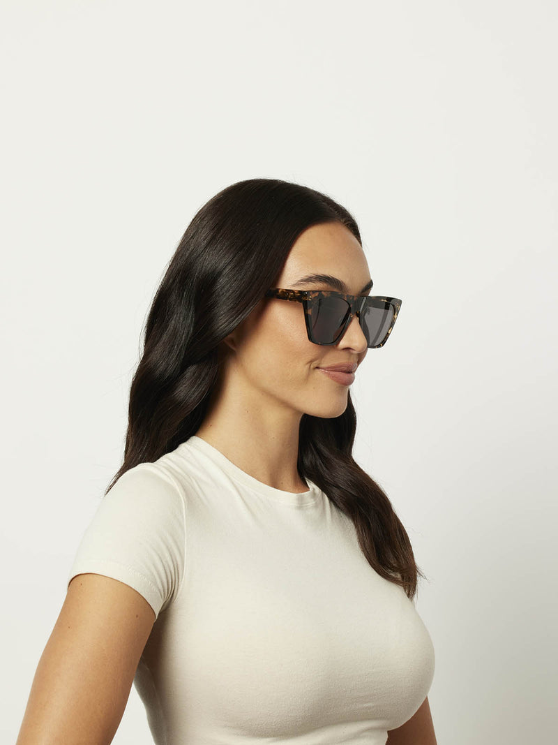 DIFF Eyewear Avril Sunglasses Espresso Tortoise & Grey