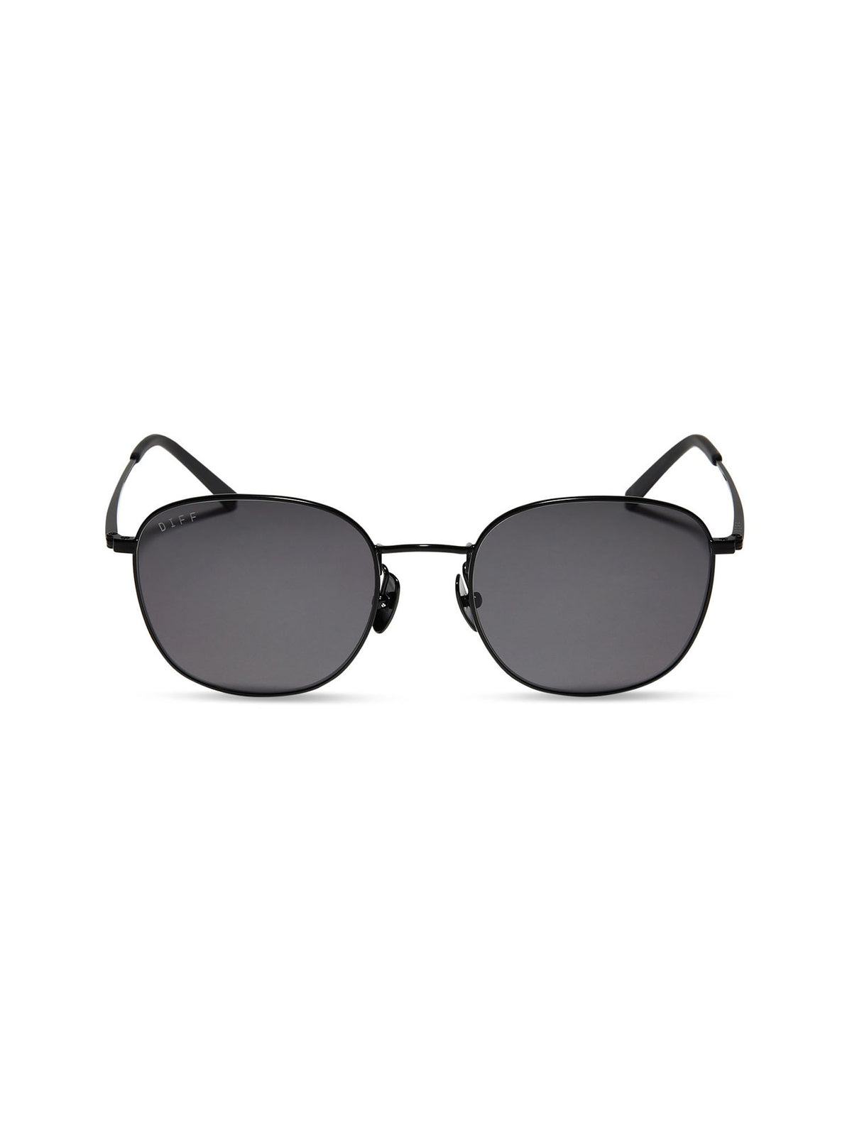 diff eyewear axel sunglasses in matte black grey