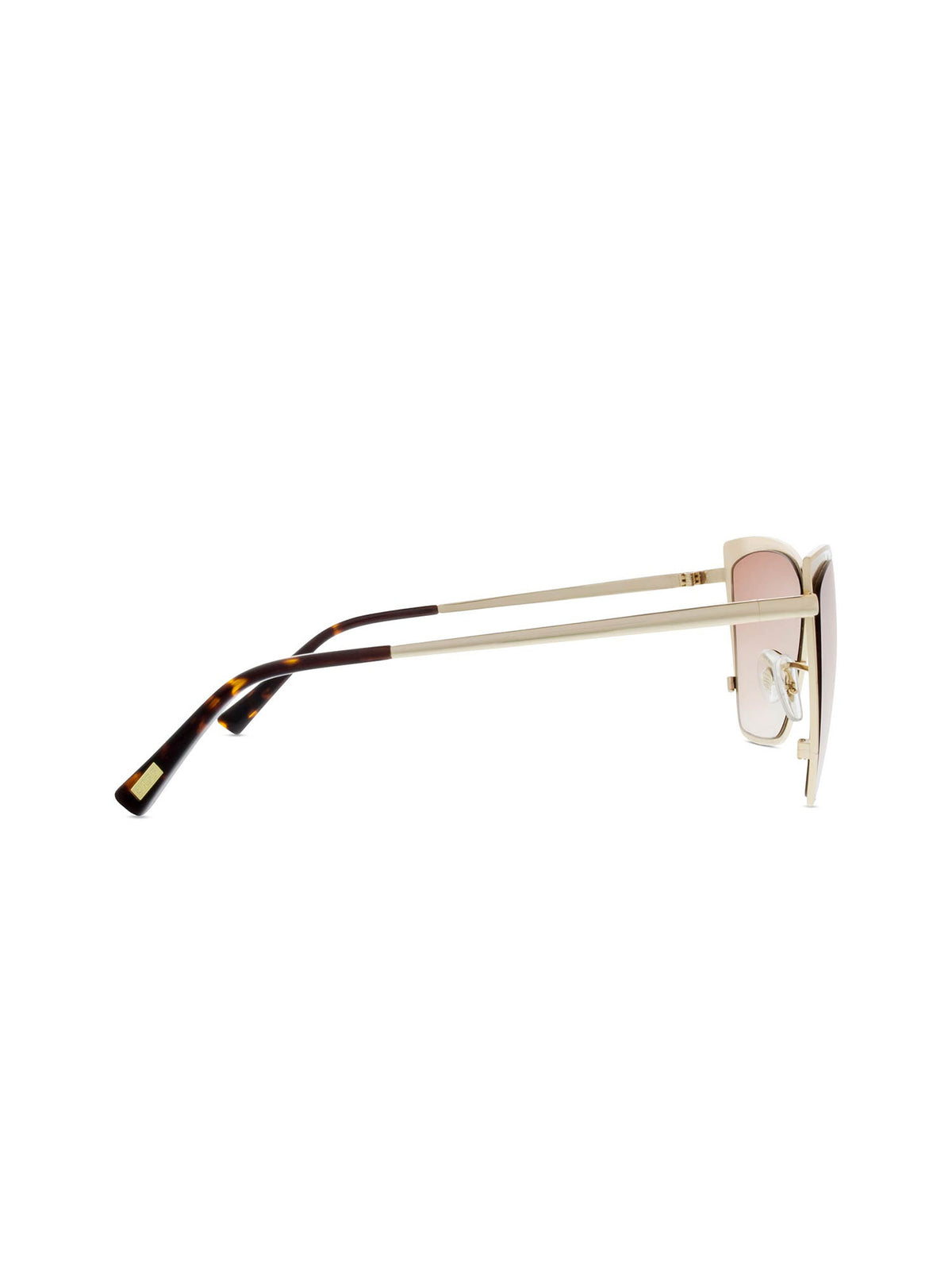 DIFF Eyewear Becky Sunglasses in Gold Flash Brown Gradient