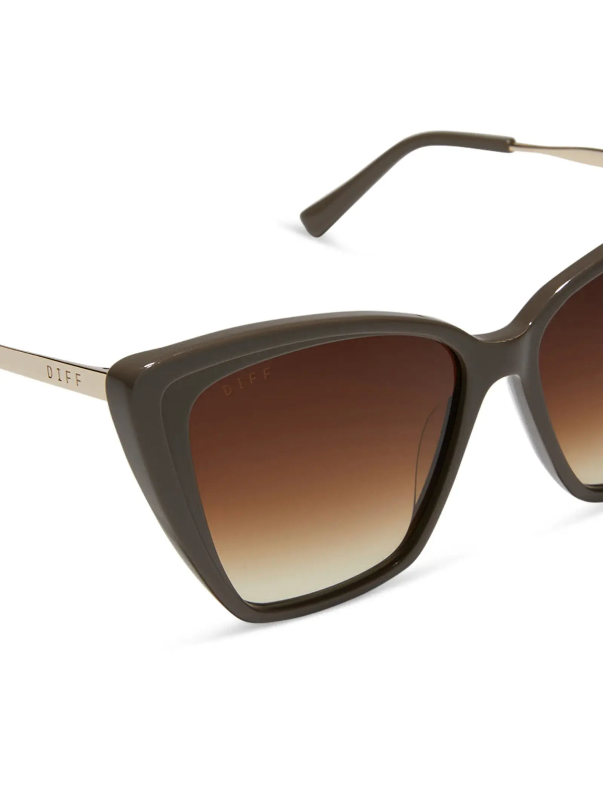 DIFF Eyewear Becky II Sunglasses: London Stone & Truffle Gradient