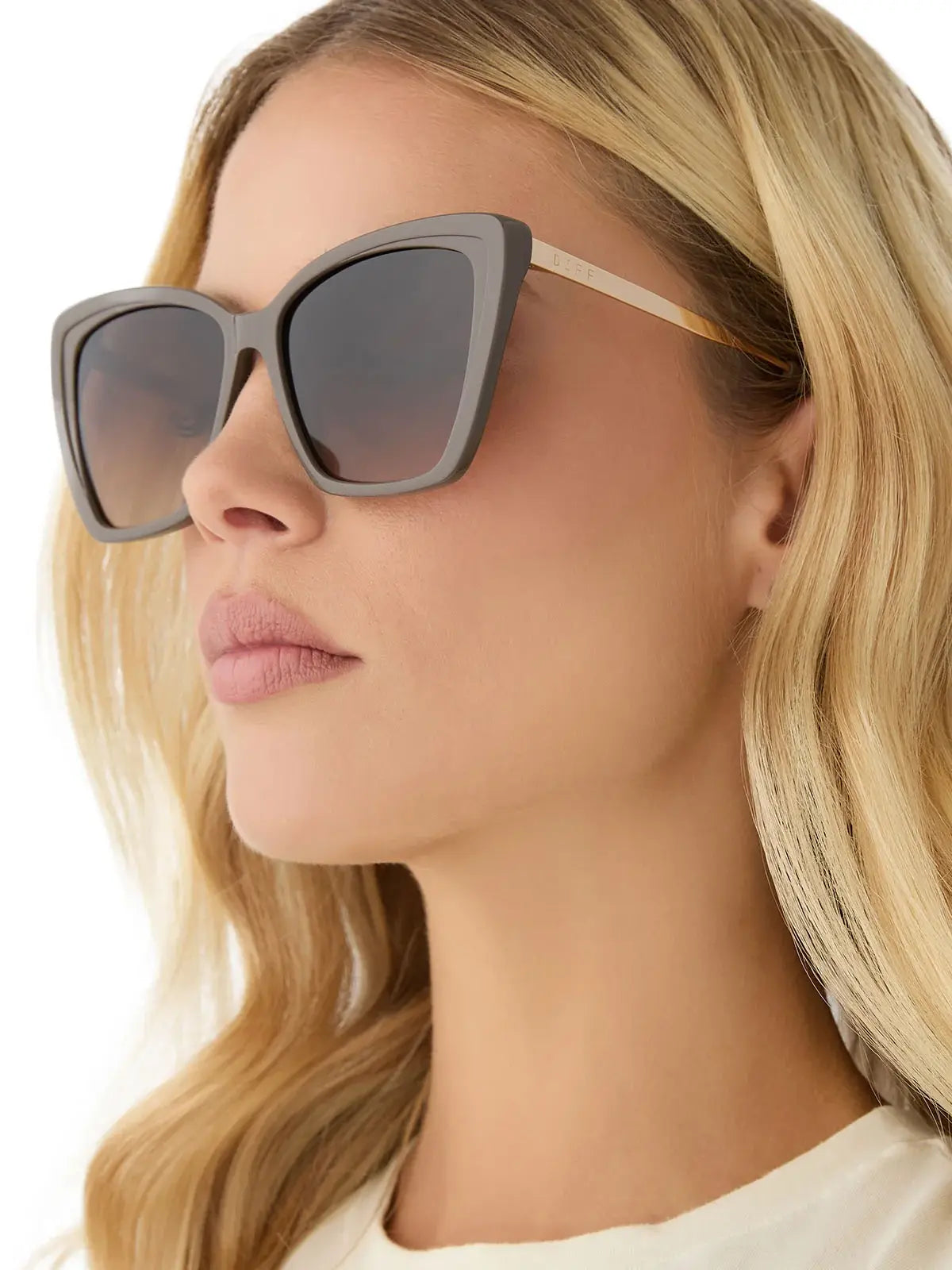 DIFF Eyewear Becky II Sunglasses: London Stone & Truffle Gradient