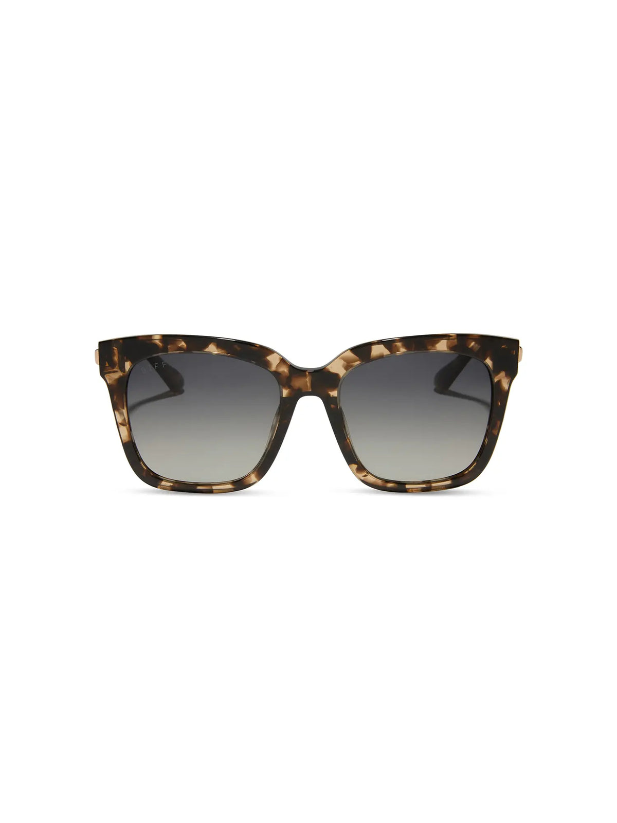 DIFF Eyewear Bella Sunglasses: Espresso Tortoise & Grey Gradient Polarized