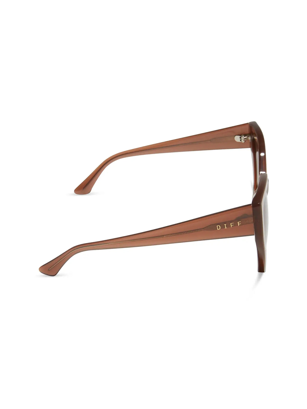 DIFF eyewear blaire sunglasses in macchiato and brown gradient