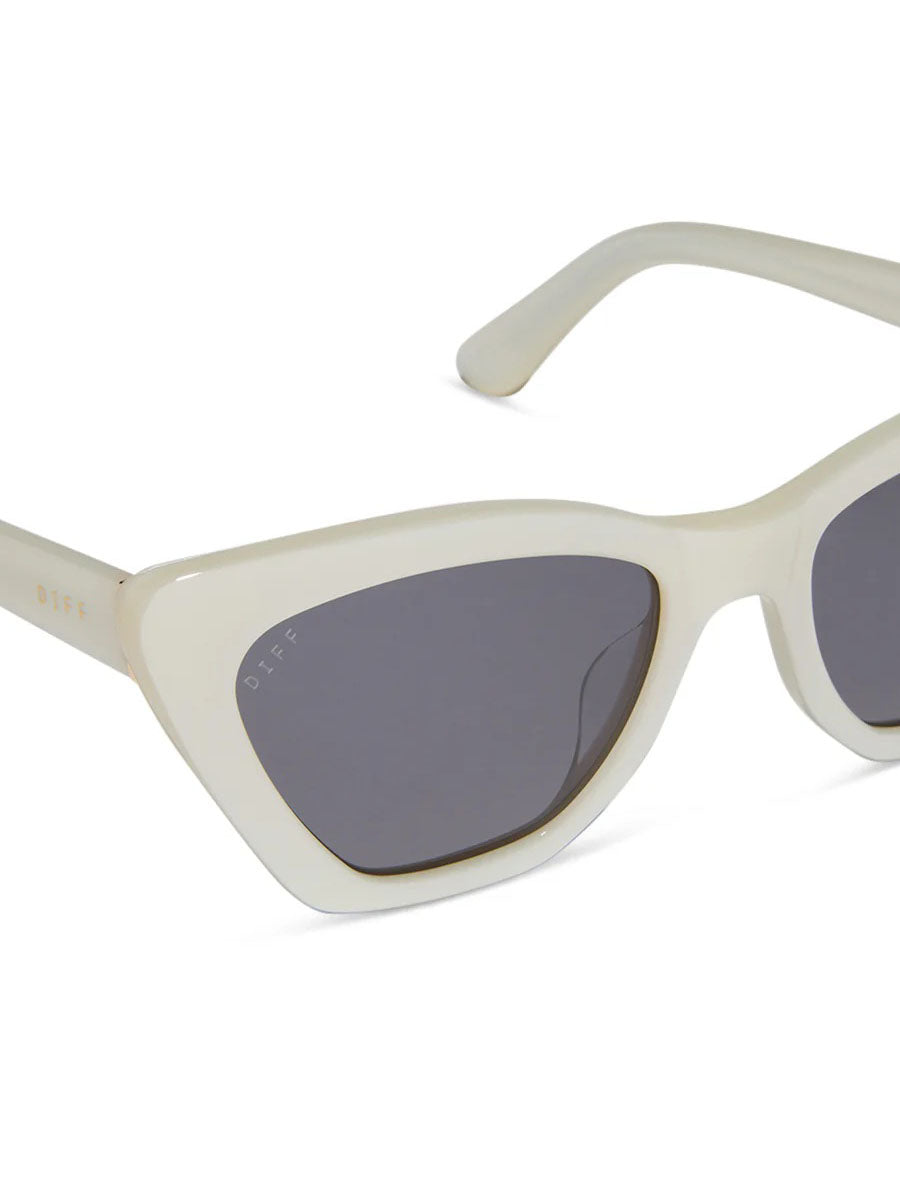 DIFF Eyewear Camila Sunglasses in Opaline & Grey