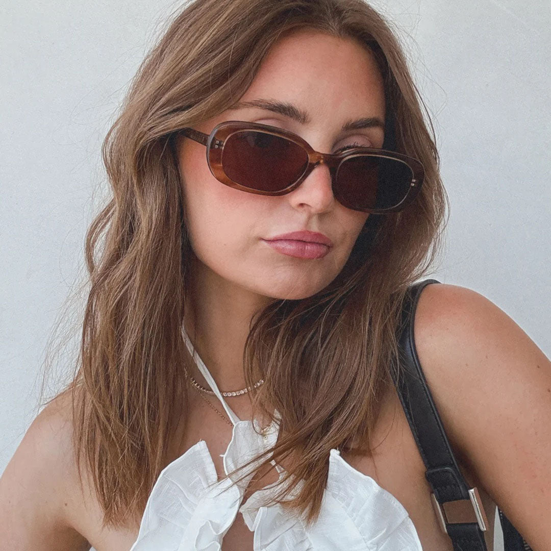 DIFF Eyewear Cove Sunglasses: Tortoise Brown – Bliss