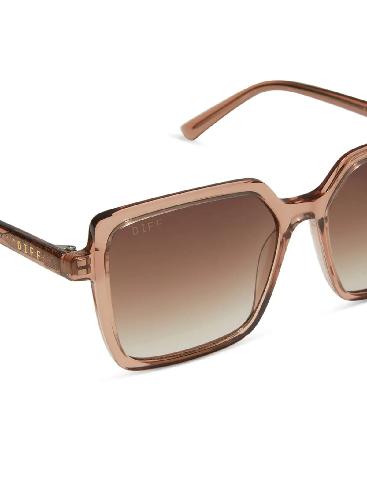 DIFF Eyewear Esme Sunglasses in Cafe Ole Brown Gradient