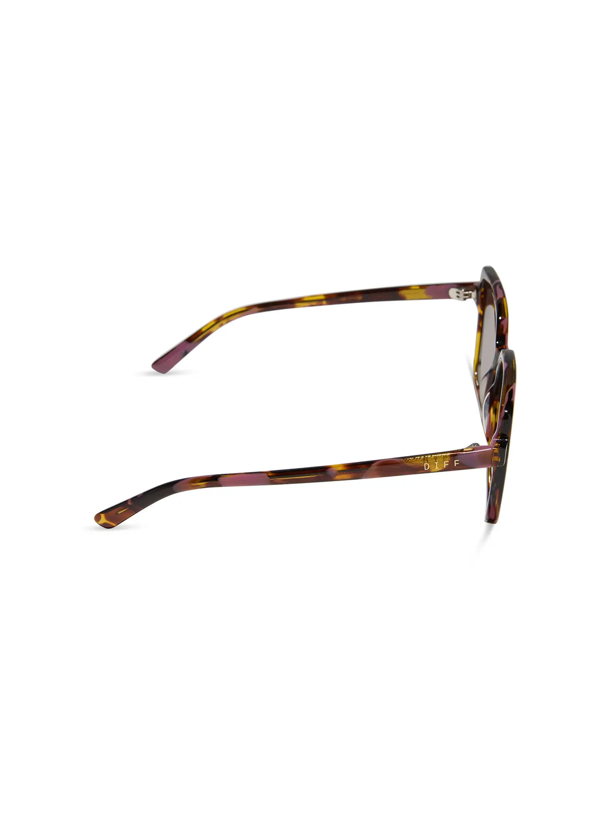 DIFF Eyewear Esme Sunglasses: Torino Tortoise & Brown Gradient Polarized