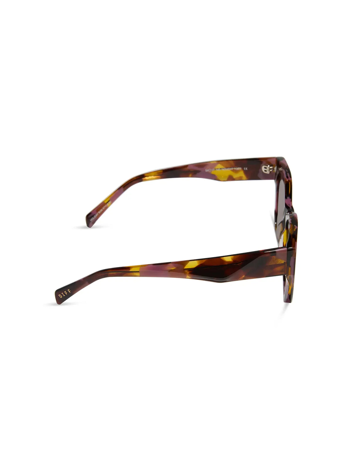 DIFF Eyewear Evie Sunglasses: Torino Tortoise & Brown