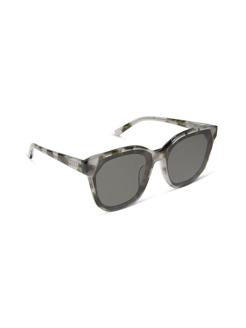 diff eyewear gia sunglasses in kombu grey