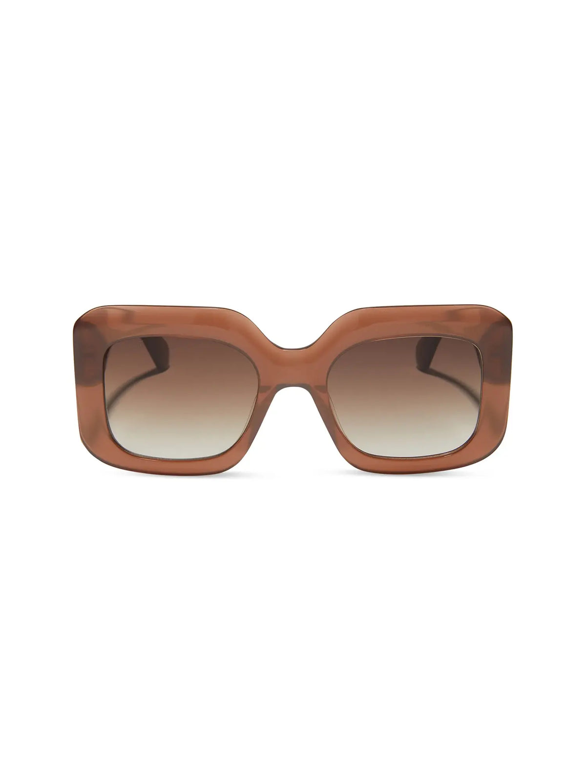 DIFF eyewear giada sunglasses in macchiato and brown gradient