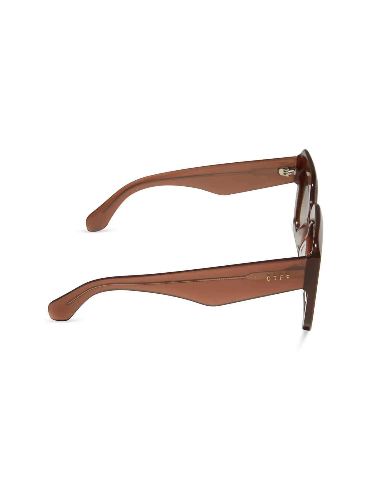 DIFF eyewear giada sunglasses in macchiato and brown gradient