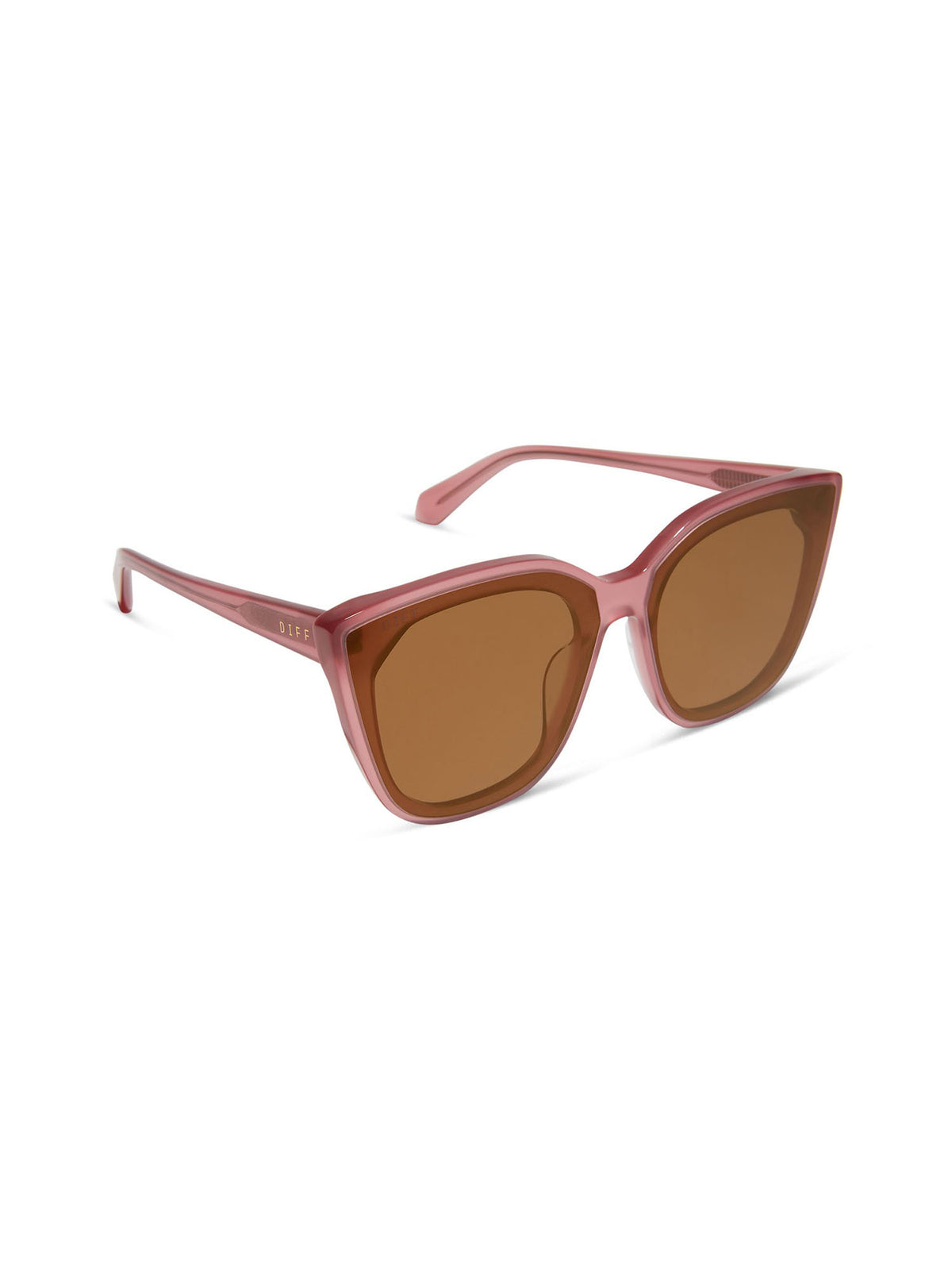 diff eyewear gjelina sunglasses in guava brown