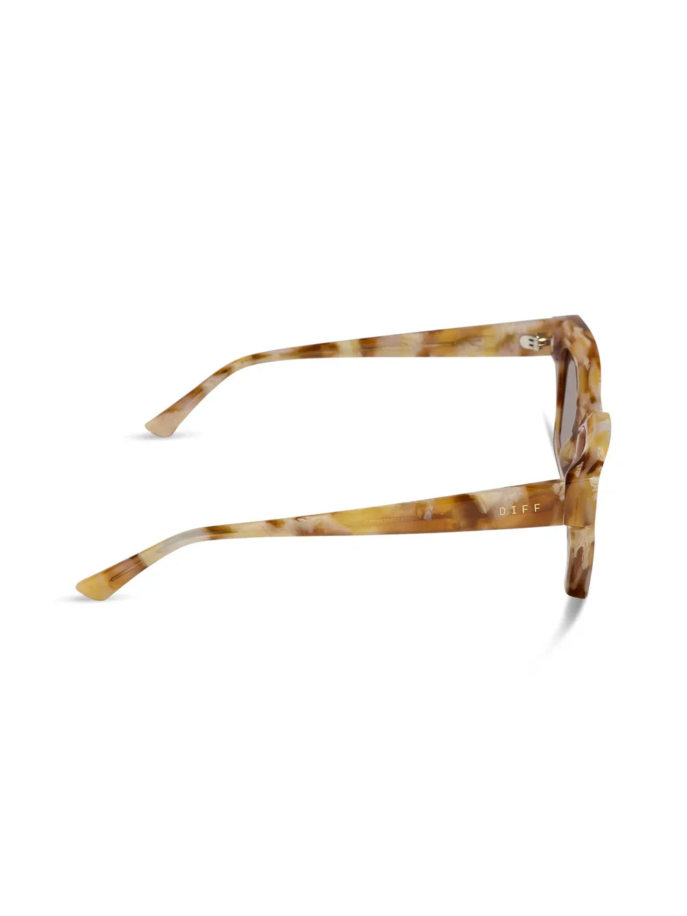 DIFF Eyewear Greer Sunglasses - Gilded Tortoise Brown Polarized