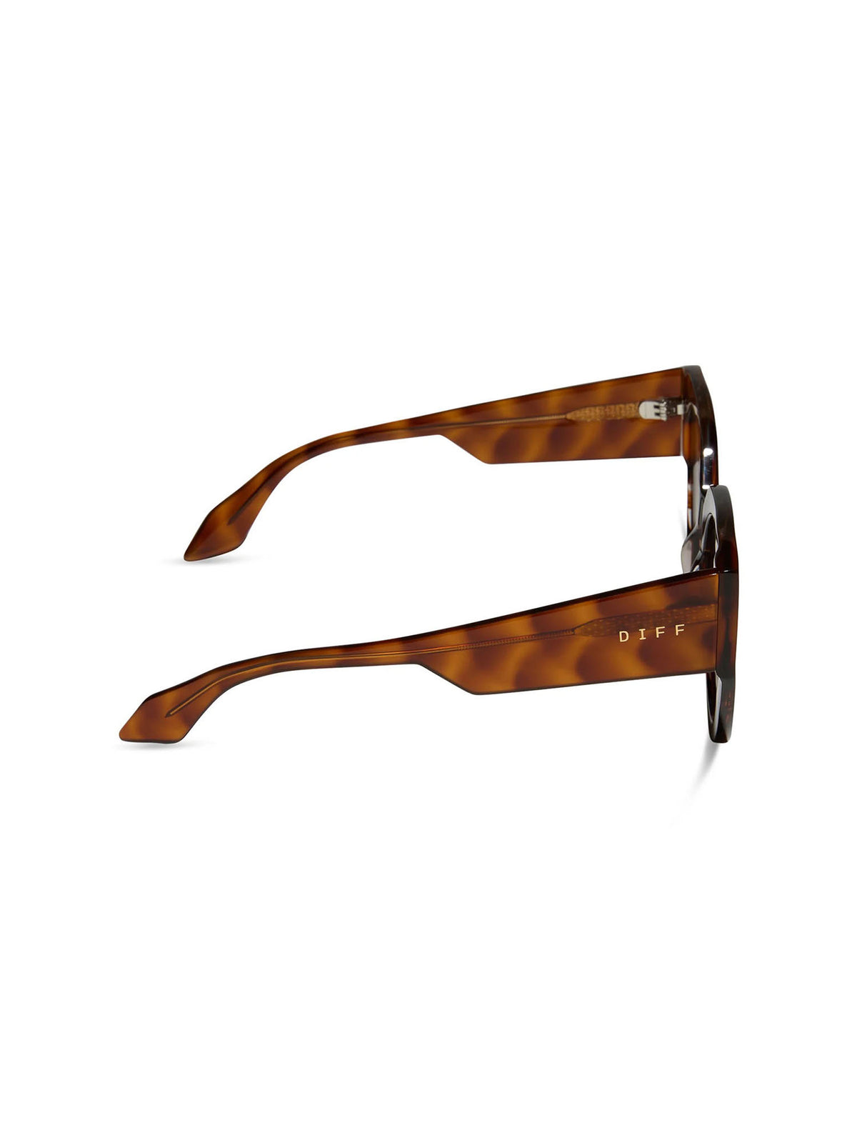 DIFF Eyewear Ivy Sunglasses in Sequoia Tortoise Brown Gradient