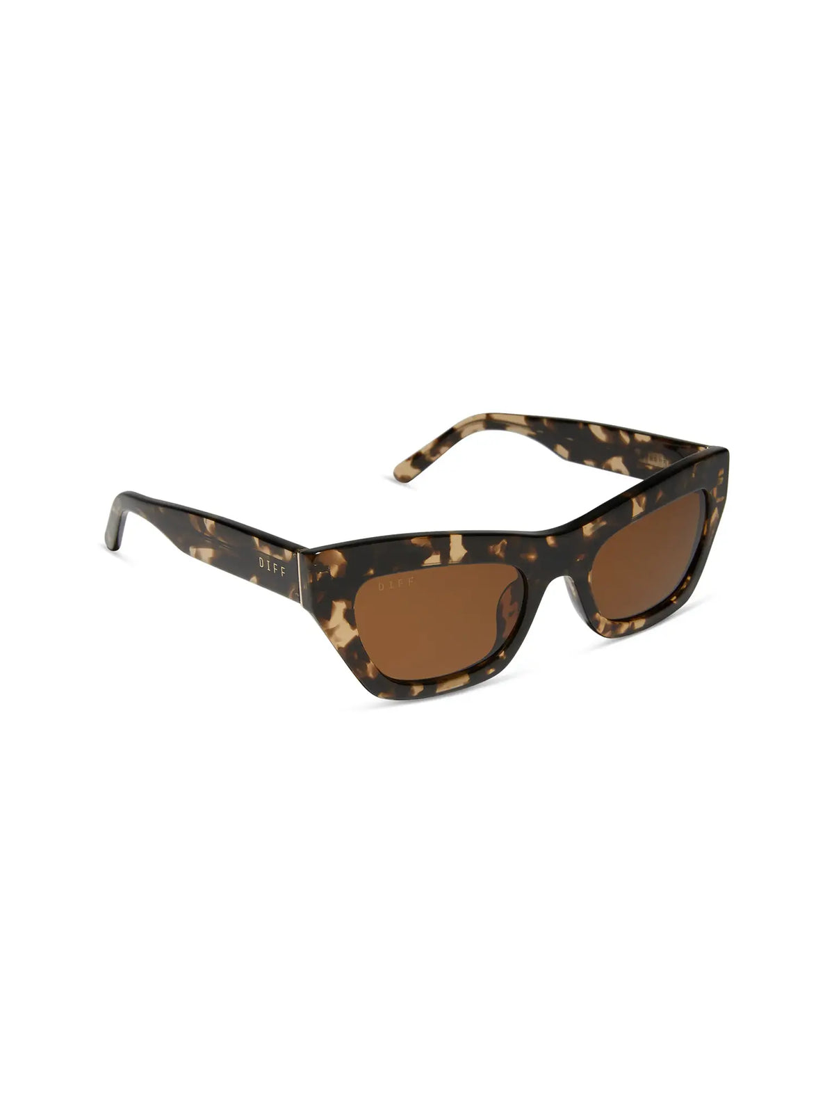 DIFF Eyewear Katarina Sunglasses in Espresso Tortoise Brown