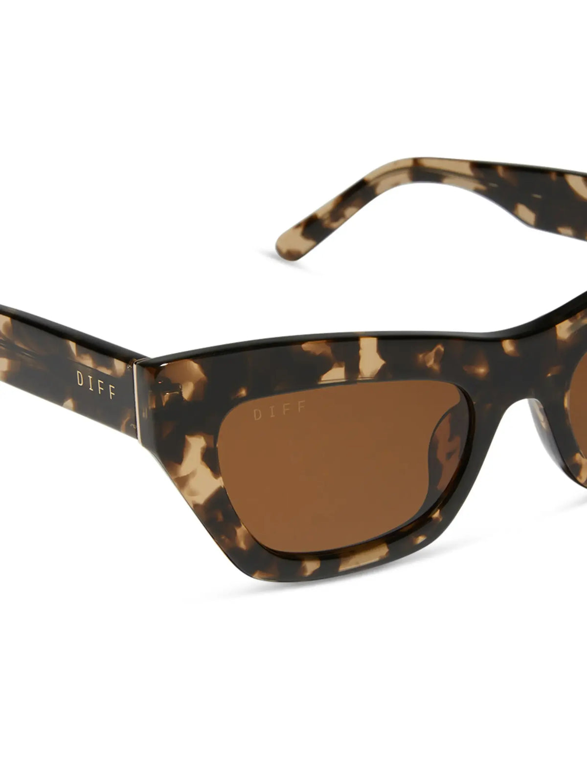 DIFF Eyewear Katarina Sunglasses in Espresso Tortoise Brown