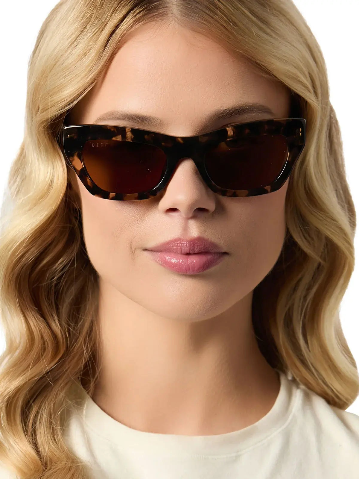 DIFF Eyewear Katarina Sunglasses in Espresso Tortoise Brown