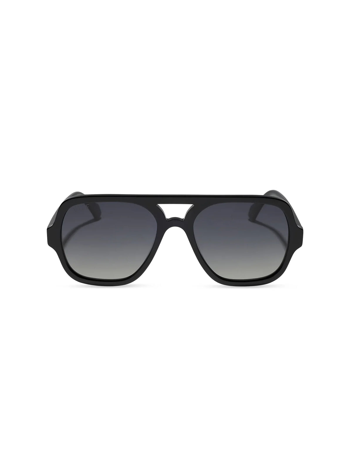 DIFF Eyewear Layton Sunglasses - Black Grey Gradient Polarized