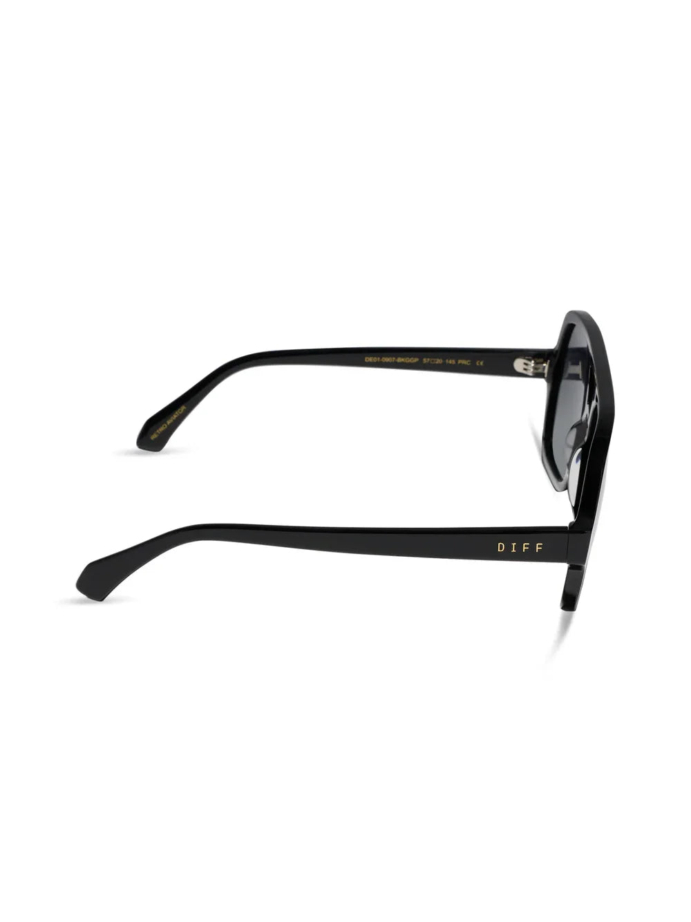 DIFF Eyewear Layton Sunglasses - Black Grey Gradient Polarized