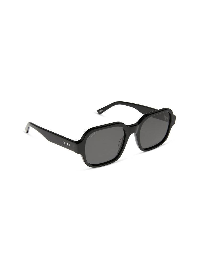DIFF Eyewear Lola Sunglasses in Black Grey