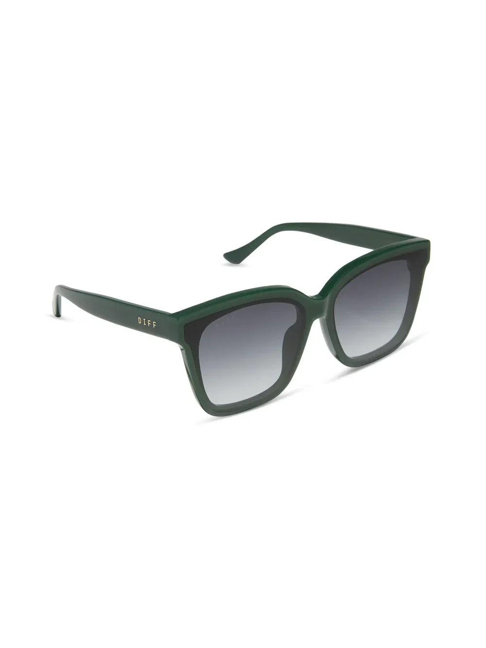 DIFF Eyewear Meredith II Sunglasses - Fairway Green Grey Gradient