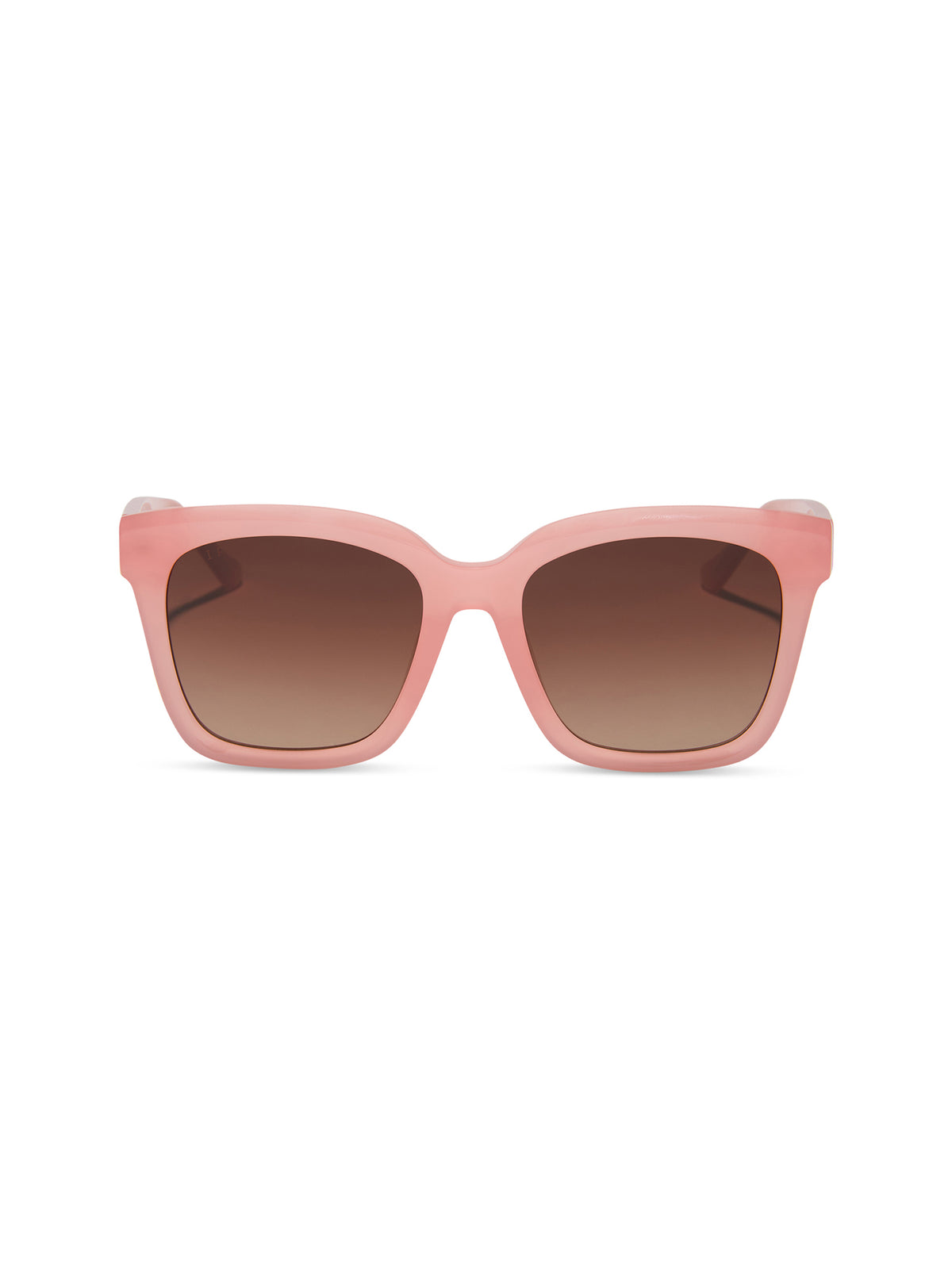 DIFF Eyewear Meredith Sunglasses in Peach Brown Gradient Polarized