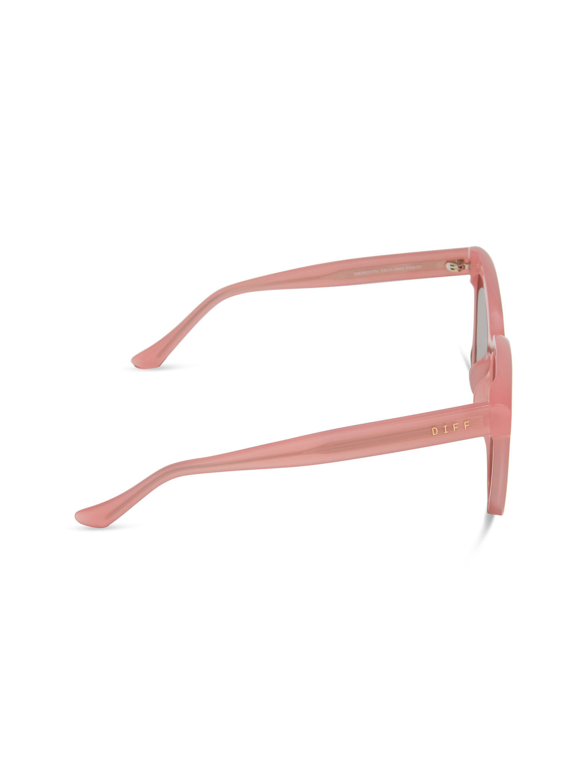 DIFF Eyewear Meredith Sunglasses in Peach Brown Gradient Polarized