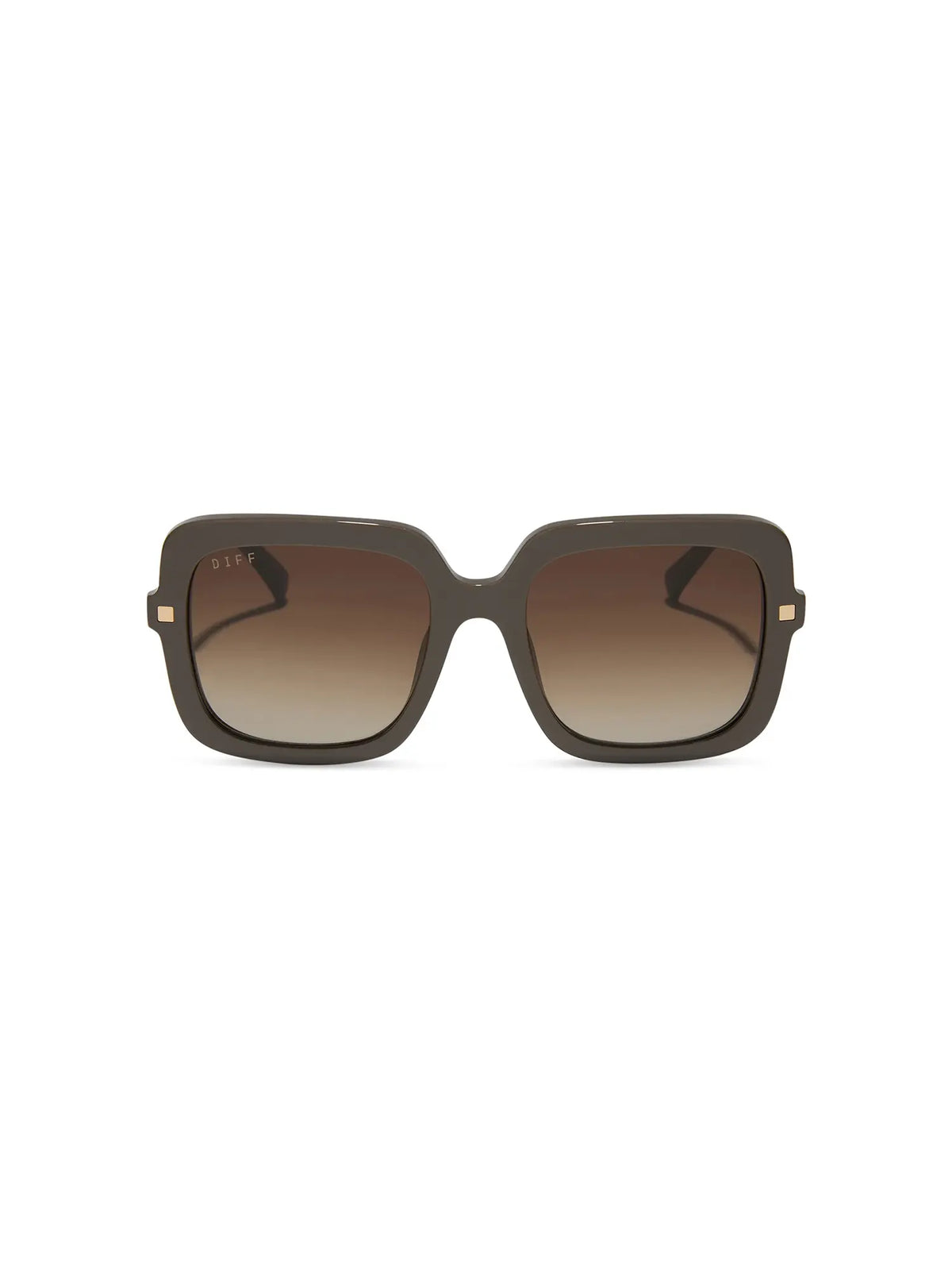 DIFF Eyewear Sandra Sunglasses: London Stone & Truffle Gradient