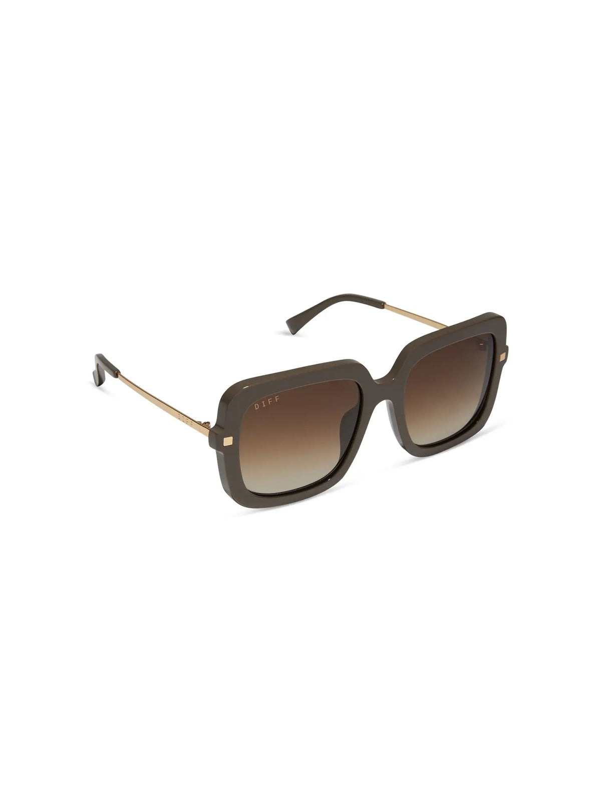 DIFF Eyewear Sandra Sunglasses: London Stone & Truffle Gradient