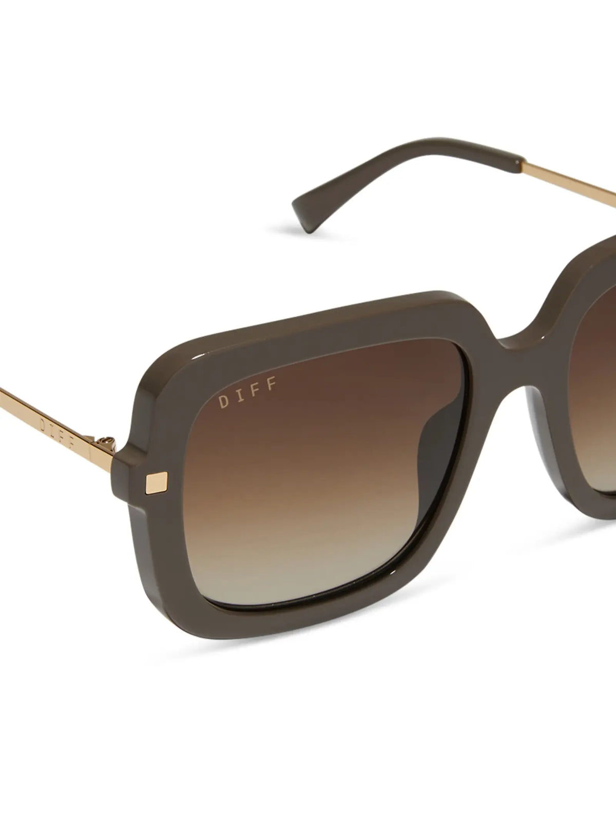 DIFF Eyewear Sandra Sunglasses: London Stone & Truffle Gradient