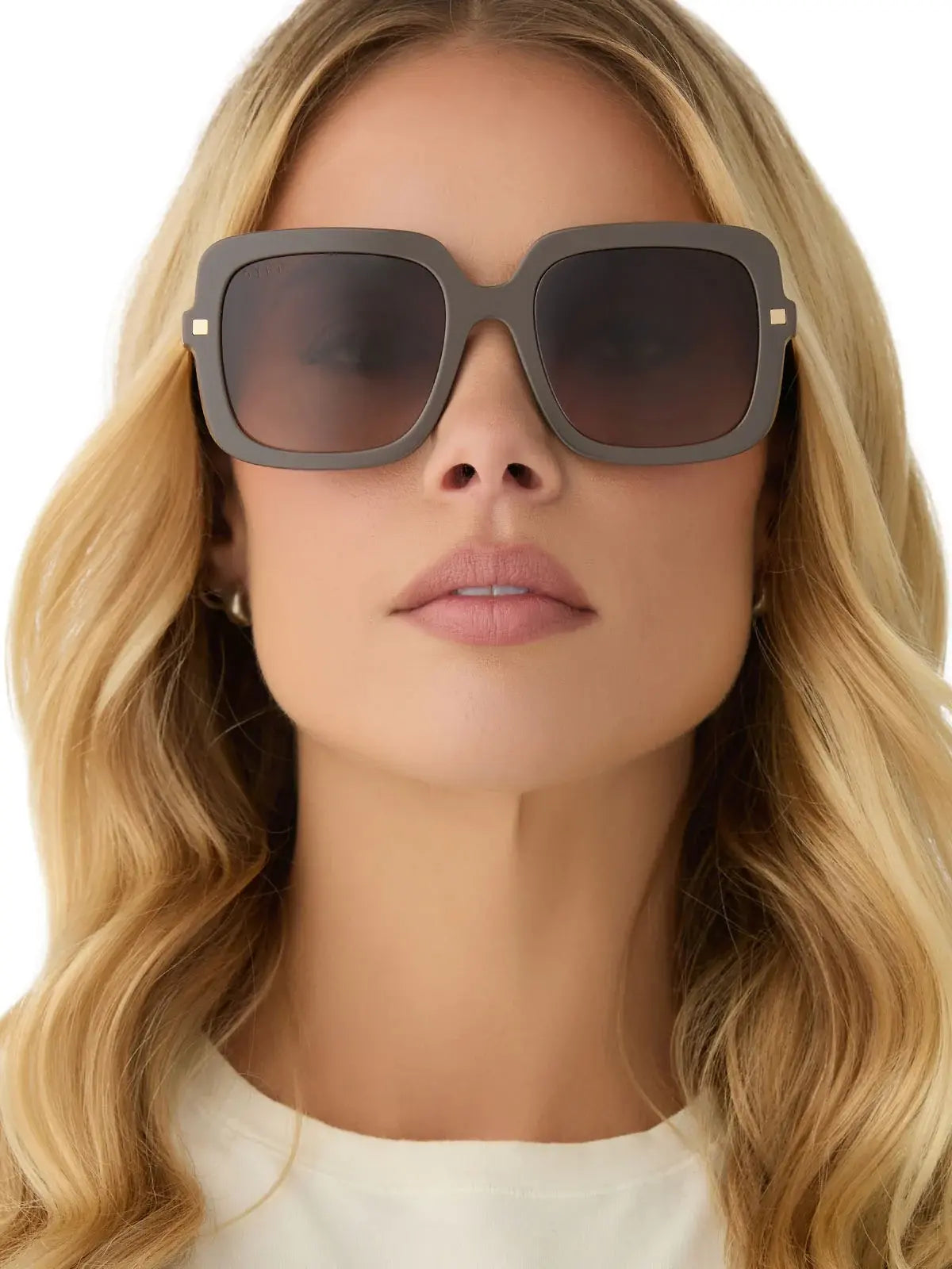 DIFF Eyewear Sandra Sunglasses: London Stone & Truffle Gradient