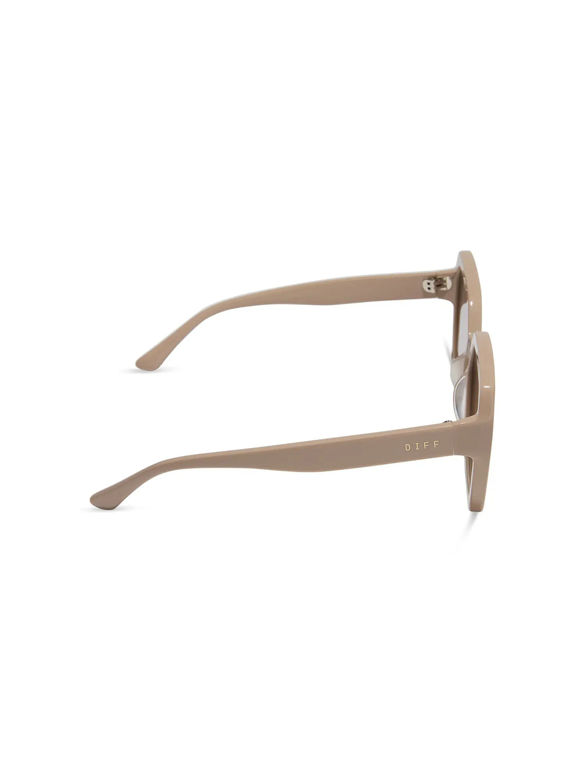 DIFF Eyewear Sloane Sunglasses: Almond & Brown Gradient