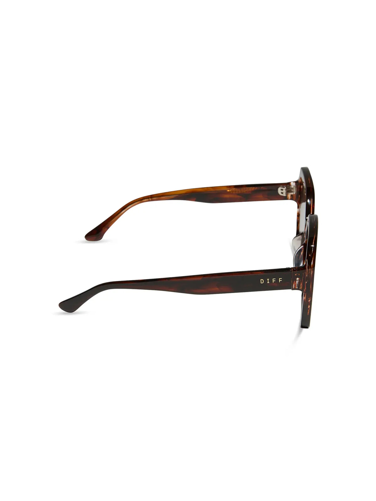 DIFF Eyewear Sloane Sunglasses: Sequoia Tortoise & Brown Gradient