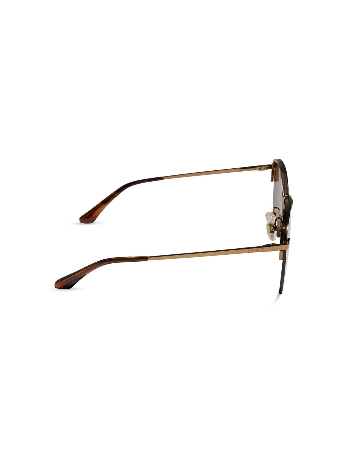 DIFF Eyewear Tahoe Sunglasses: Sequoia Tortoise & Brown Gold Flash