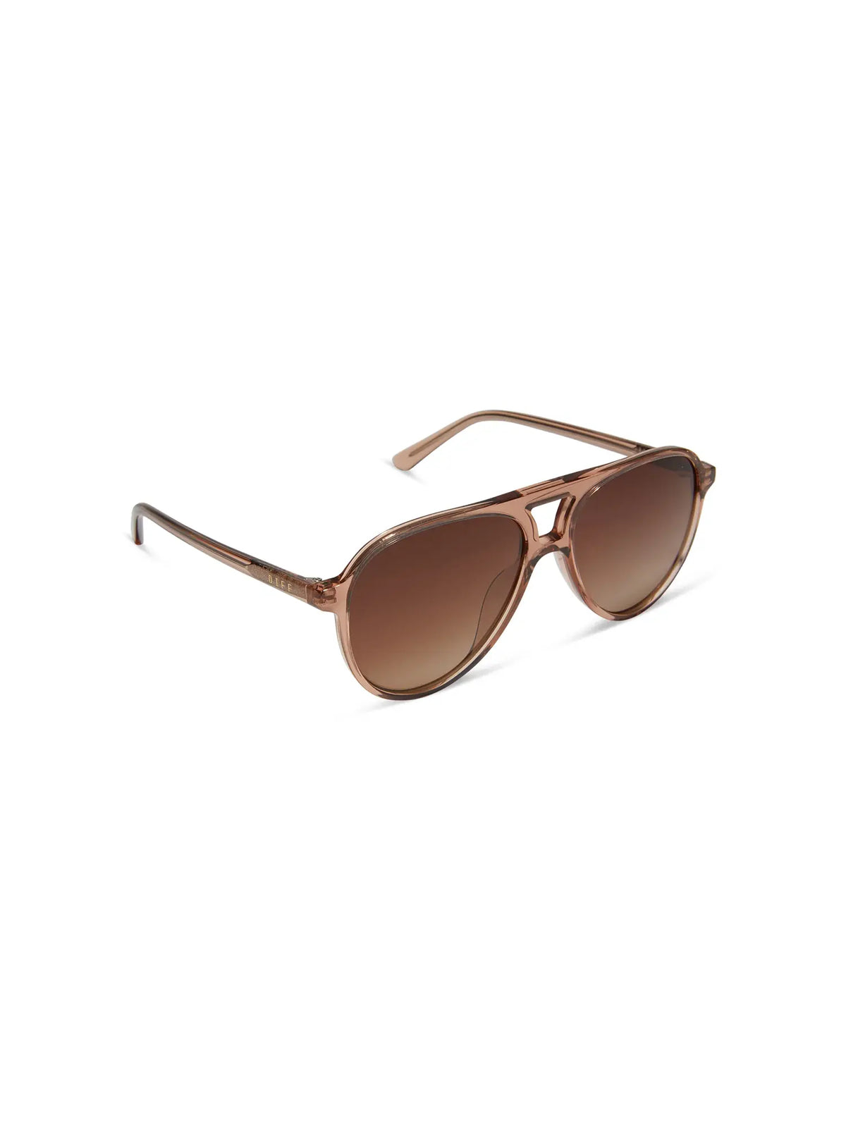 DIFF Eyewear Tosca II Sunglasses: Café Ole & Brown Gradient Polarized