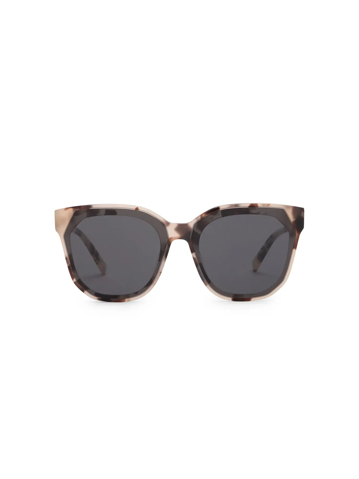 DIFF Eyewear Gia Sunglasses: Cream Tortoise & Grey